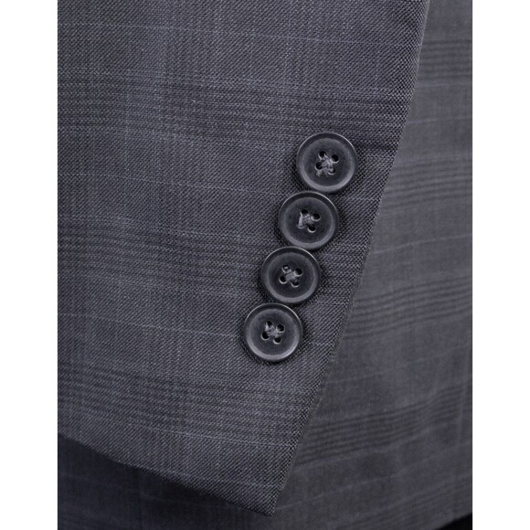 Collection By Michael Strahan Sport Coat Jacket Blazer WOOL Plaid 44L Canada EUC - Picture 7 of 14